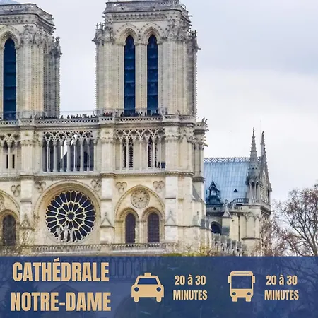 Homestay Lit Double Et Salon Avec Canape-lit A 10 Minutes Des Champs Elysees